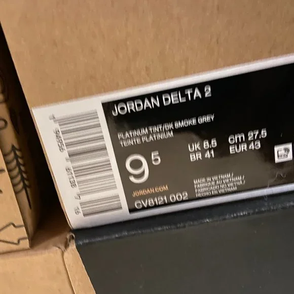 Nike Air Jordan Delta 2 Grape Ice Purple Grey CV8121-002 Basketball Men NEW